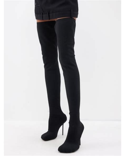 balenciaga over the knee boots replica|balenciaga 110 over the knee boots.